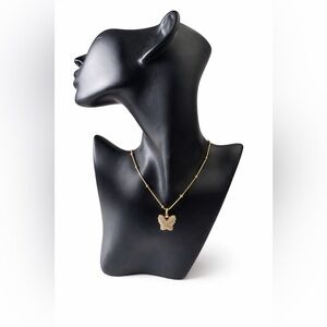 Stainless steel Butterfly Pendant Necklace